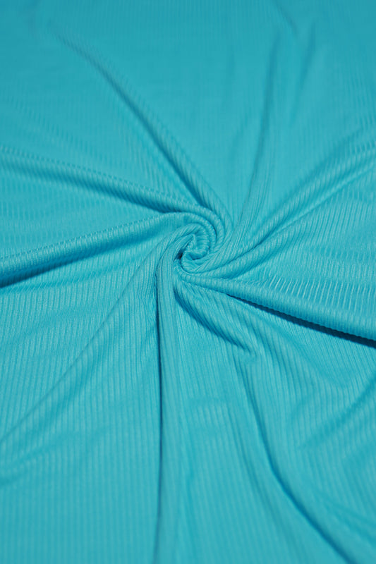 4x2 Rib Solid Tiffany Blue