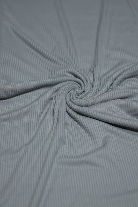 4x2 Rib Solid Winter Gray