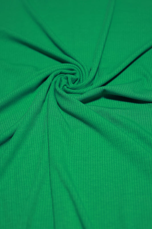 4x2 Rib Solid Kelly Green