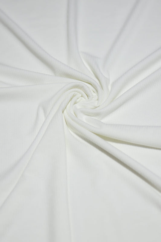 4x2 Rib Solid Ivory