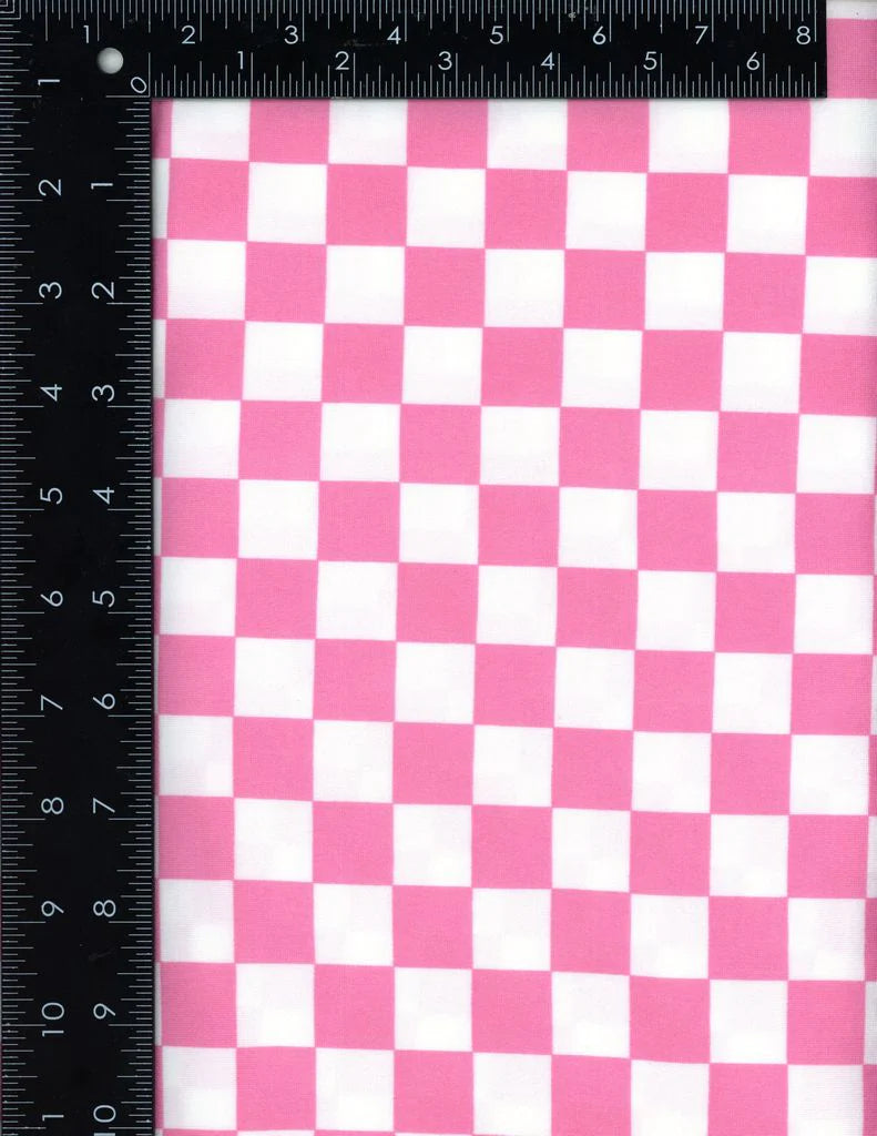 (DBP) Checkered Pink & White