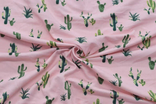 (DBP) Green Cactus on Pink