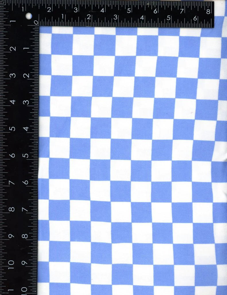 (DBP) Checkered Blue & White