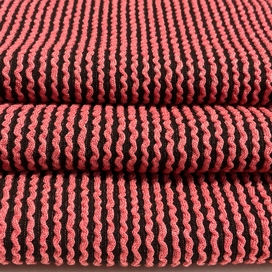 (Urban Rib) Black/Coral