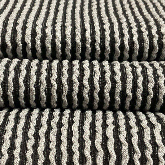 (Urban Rib) Black/Silver