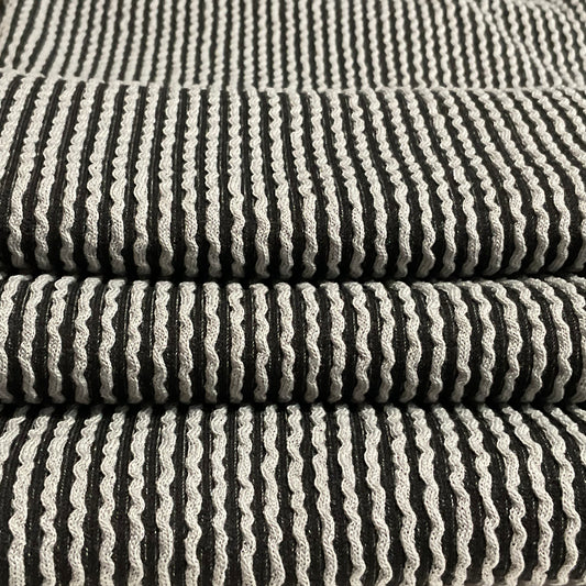 (Urban Rib) Black/Silver