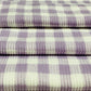 (Rib) Gingham Plaid Lavender