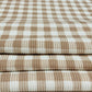 (Rib) Gingham Plaid Taupe