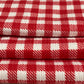 (Rib)Gingham Plaid Red