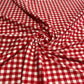 (Rib)Gingham Plaid Red