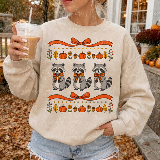 Fall Raccoon ST002
