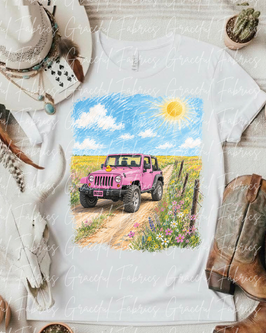 Pink Jeep PT002