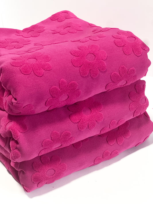 (Towel) Flower FUCHSIA