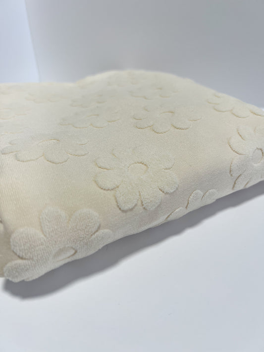 (Towel) Flower Cream