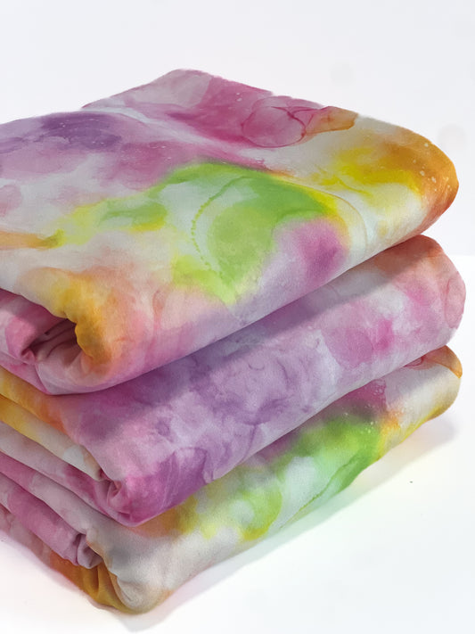 (DBP) Tie-Dye Yellow, green & Pink