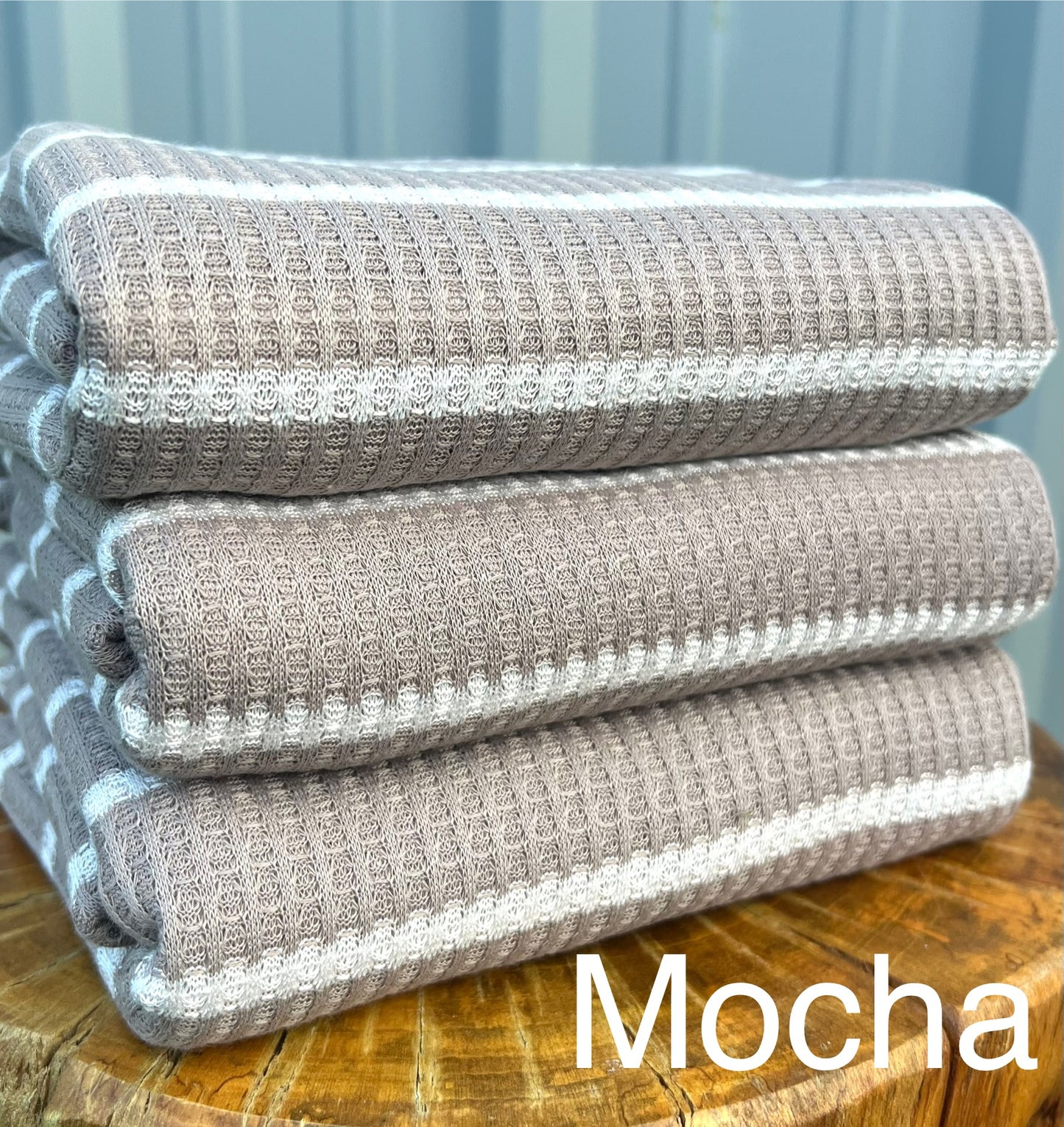 (Waffle) Stripes On Mocha