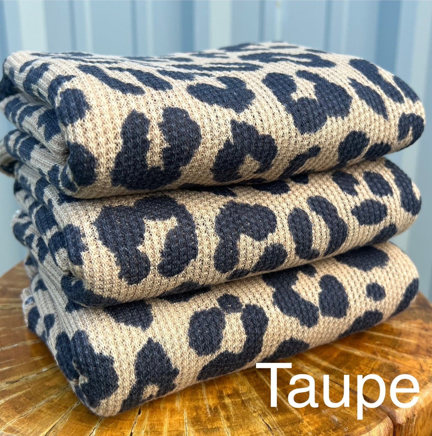 (Waffle) Leopard On Taupe