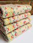 (DBP) Vintage Floral Stripes On Taupe