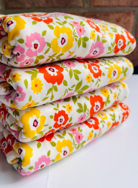 (DBP) Summer Florals On White