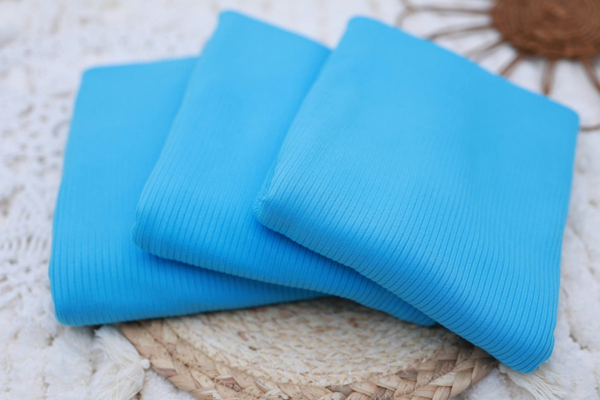 4x2 Rib Solid Baby Blue
