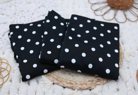 (DTY) Polka Dots Black & White