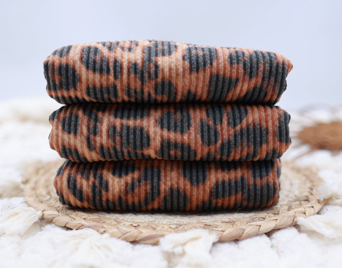 (Urban Rib) Brown Leopard