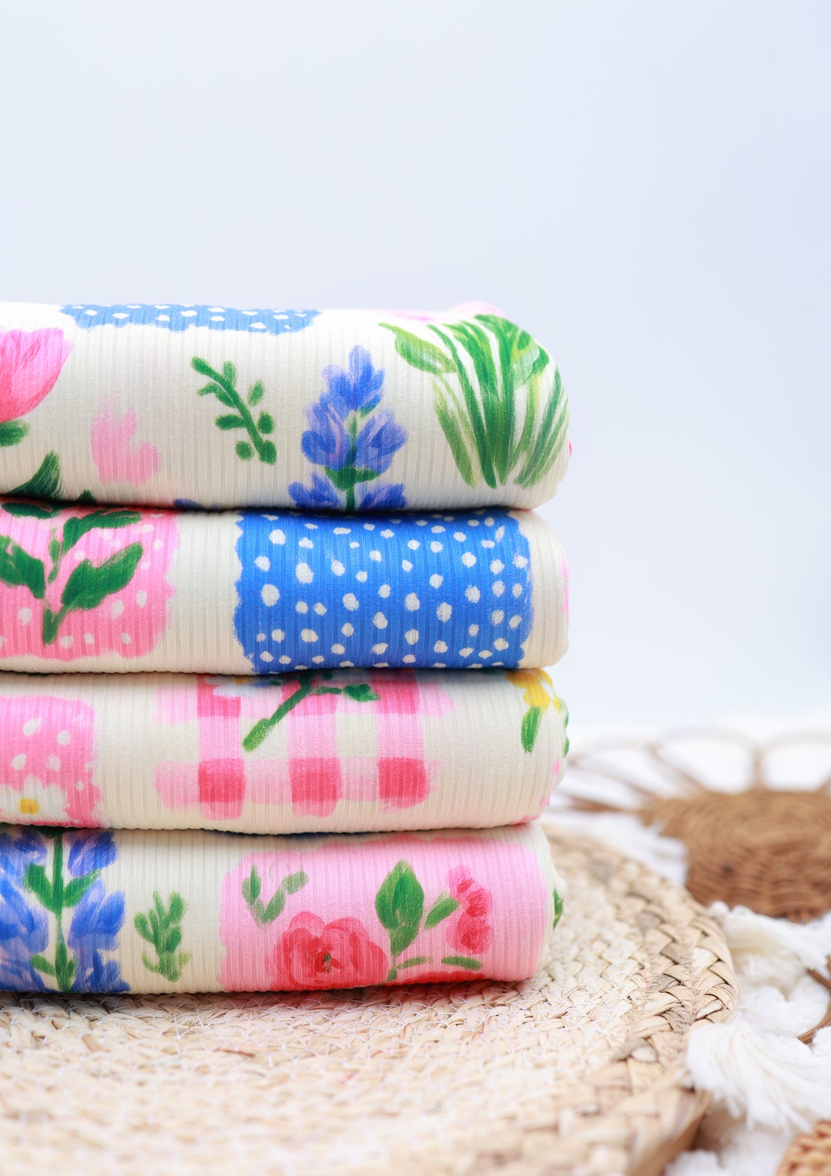 (Rib) Lavender Garden Patchwork